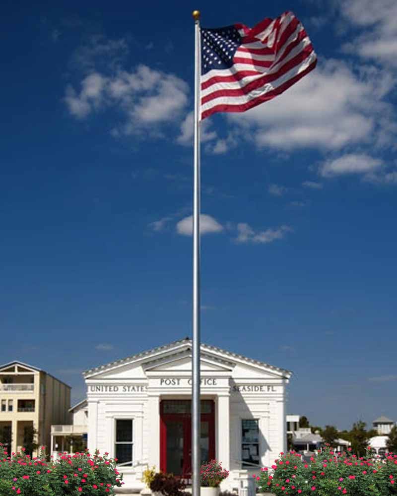 Commercial Flagpoles for Business Office Building Best Quality Steel Flagpoles